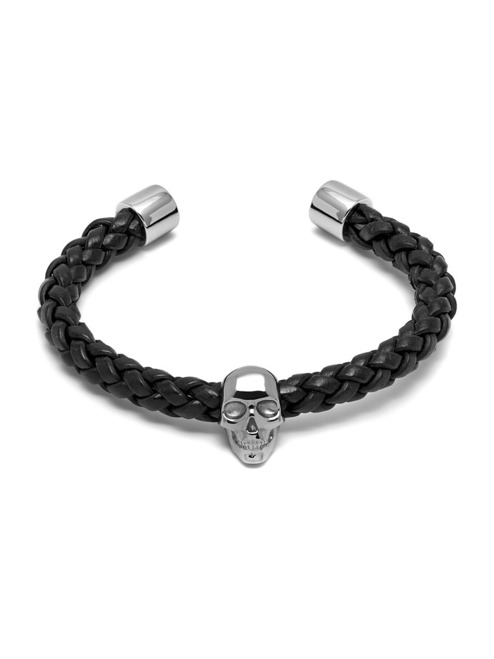 Northskull Atticus Skull Leather Cuff
